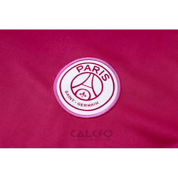 Tuta da Track Paris Saint-Germain Manica Corta 2024-2025 Purpura - Pantaloncini